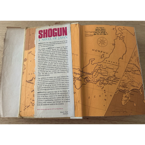 Shogun A Novel of Japan James Clavell Vol 1&2 HC/BC/1975/Antheneum 1st Ed VTG - Picture 6 of 16